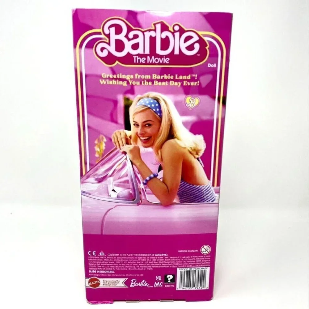 Mattel Barbie The Movie Collectible Doll Margot Robbie Pink Power Jumpsuit